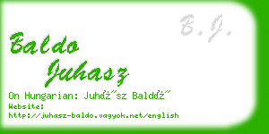 baldo juhasz business card